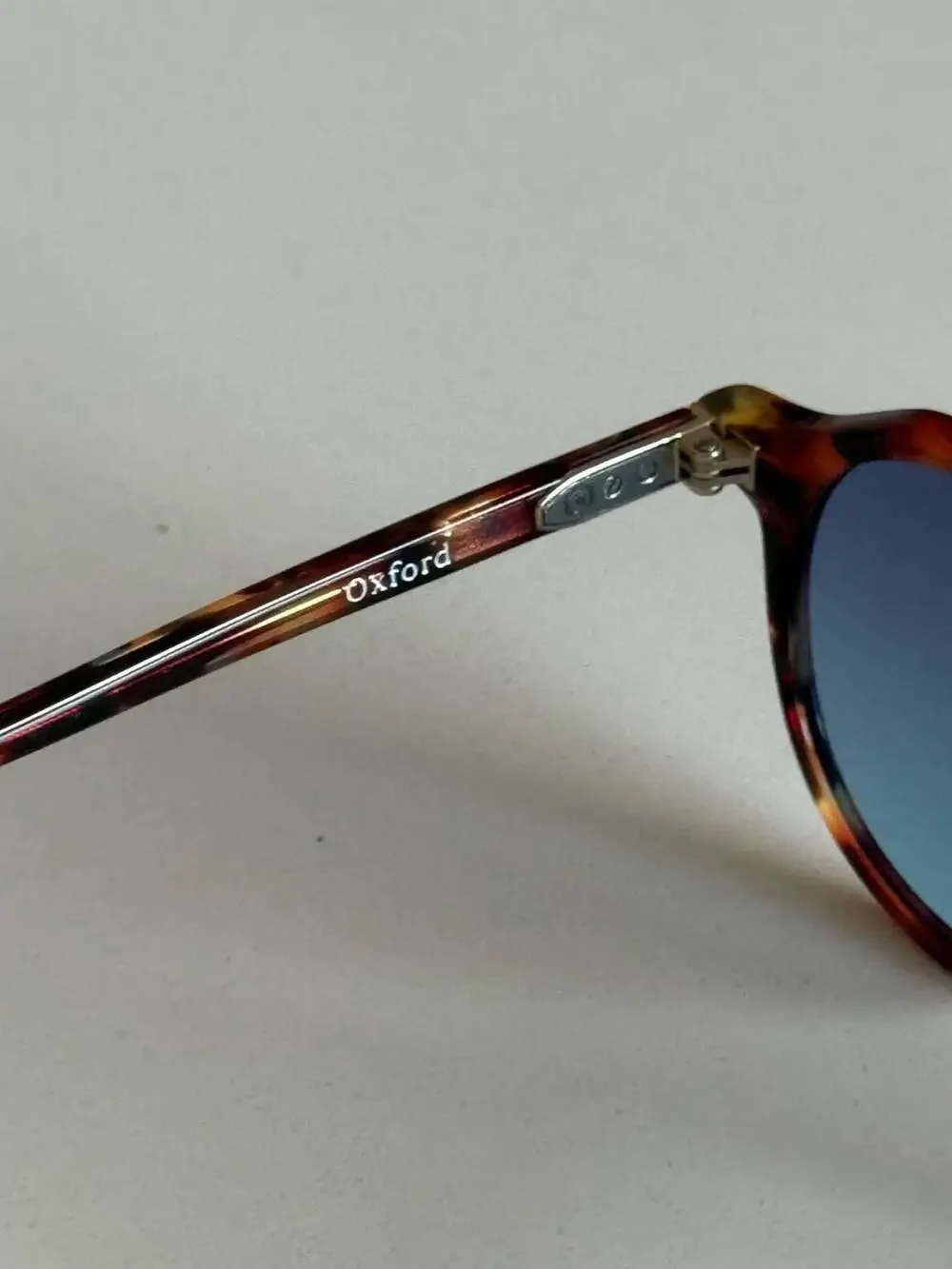 Taylor Morris Oxford Taxi Tortoise Sunglasses with Blue Lenses